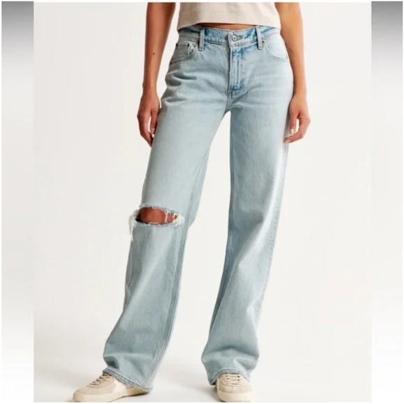 Abercrombie & Fitch - The 90’s Baggy Low Rise jeans - Size 26 Long - Picture 2 of 7